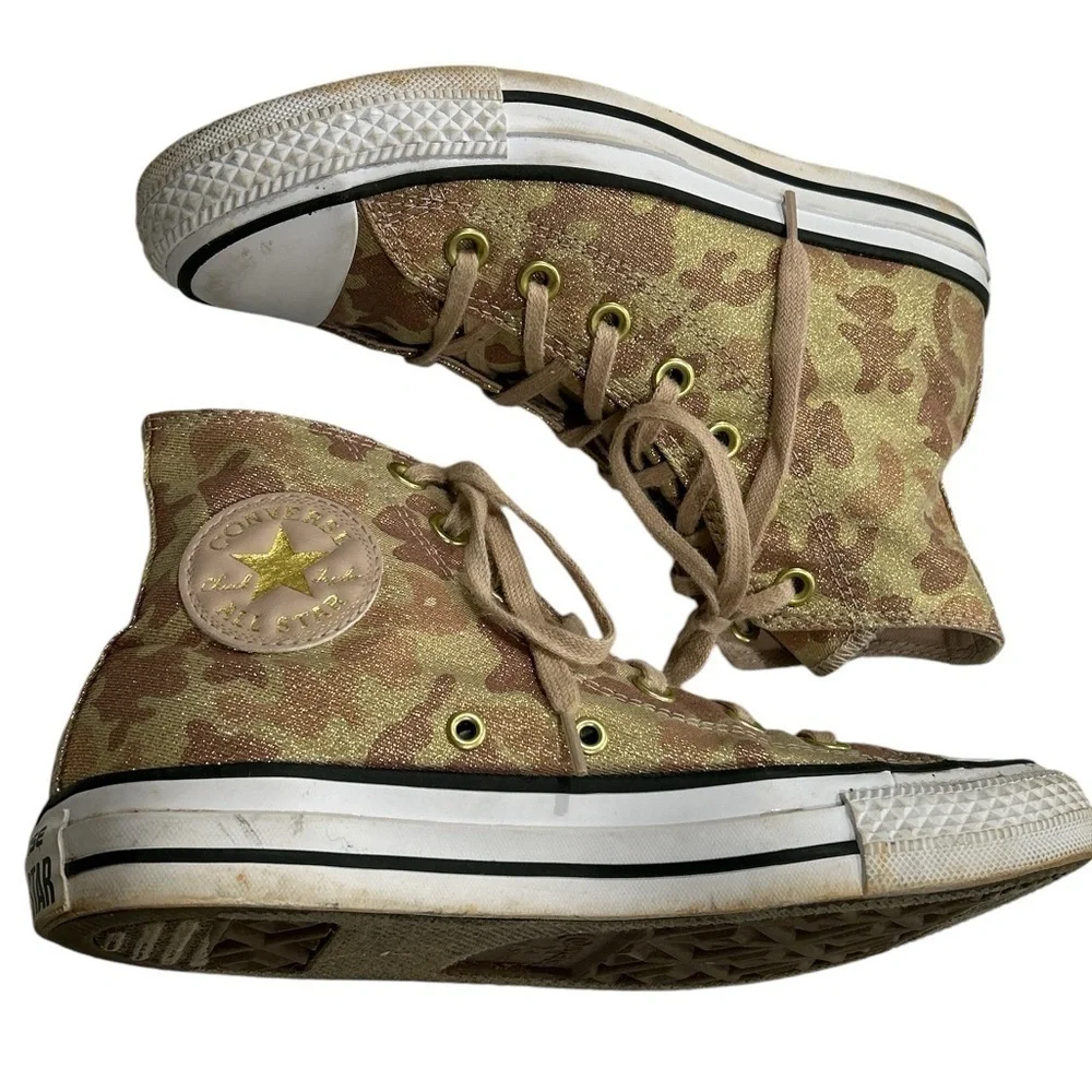 Converse Chuck Taylor All Star High in Lurex Camo